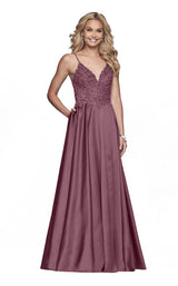 4 of 35 Faviana S10253 Mauve