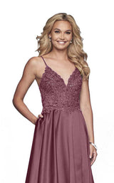 20 of 35 Faviana S10253 Mauve