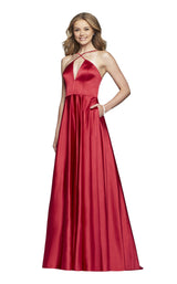 6 of 18 Faviana S10254 Red