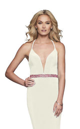 14 of 18 Faviana S10266 Ivory/Rose Gold