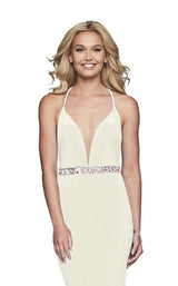 11 of 18 Faviana S10266 Ivory/Rose Gold