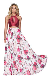 3 of 10 Faviana S10277 Ivory-Wine