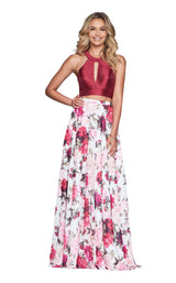 2 of 10 Faviana S10277 Ivory-Wine