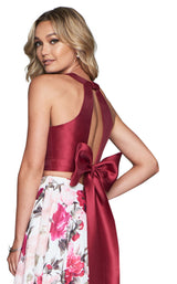 10 of 10 Faviana S10277 Ivory-Wine