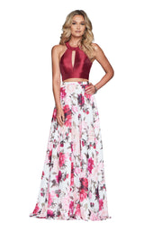 1 of 10 Faviana S10277 Ivory-Wine