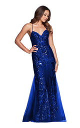 3 of 16 Faviana S10280 Navy