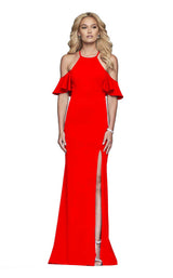 2 of 18 Faviana S10283 Red