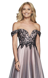 4 of 6 Faviana S10290 Pink/Black