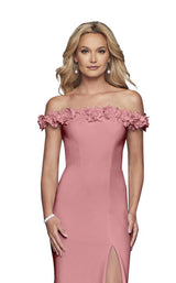 7 of 12 Faviana S10297 Dusty Rose