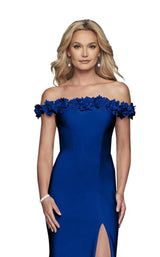 9 of 12 Faviana S10297 Navy