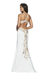 6 of 12 Faviana S10302 Ivory