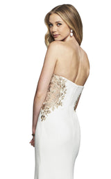 12 of 12 Faviana S10304 Ivory