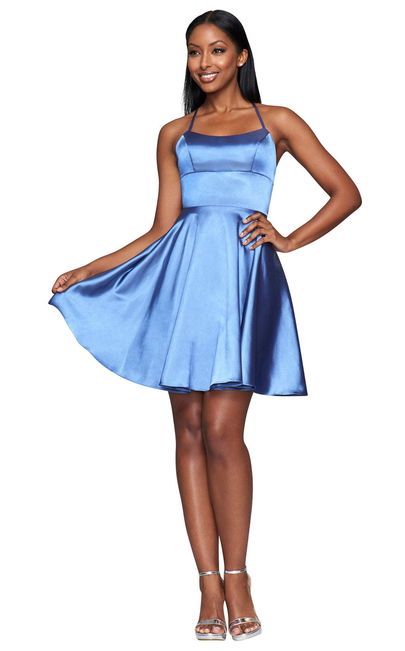 Faviana S10361 Dress Steel-Blue