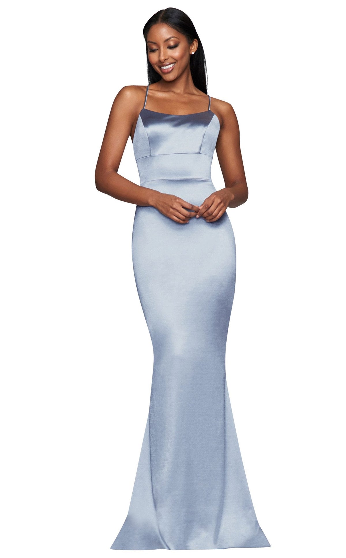 blue satin dress plus size Plus Size Royal Blue One Shoulder Prom Gown Evening Dress – Mislish