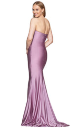 3 of 6 Faviana S10382 Dress Deep-Mauve