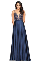 Faviana S10401 Dress Navy