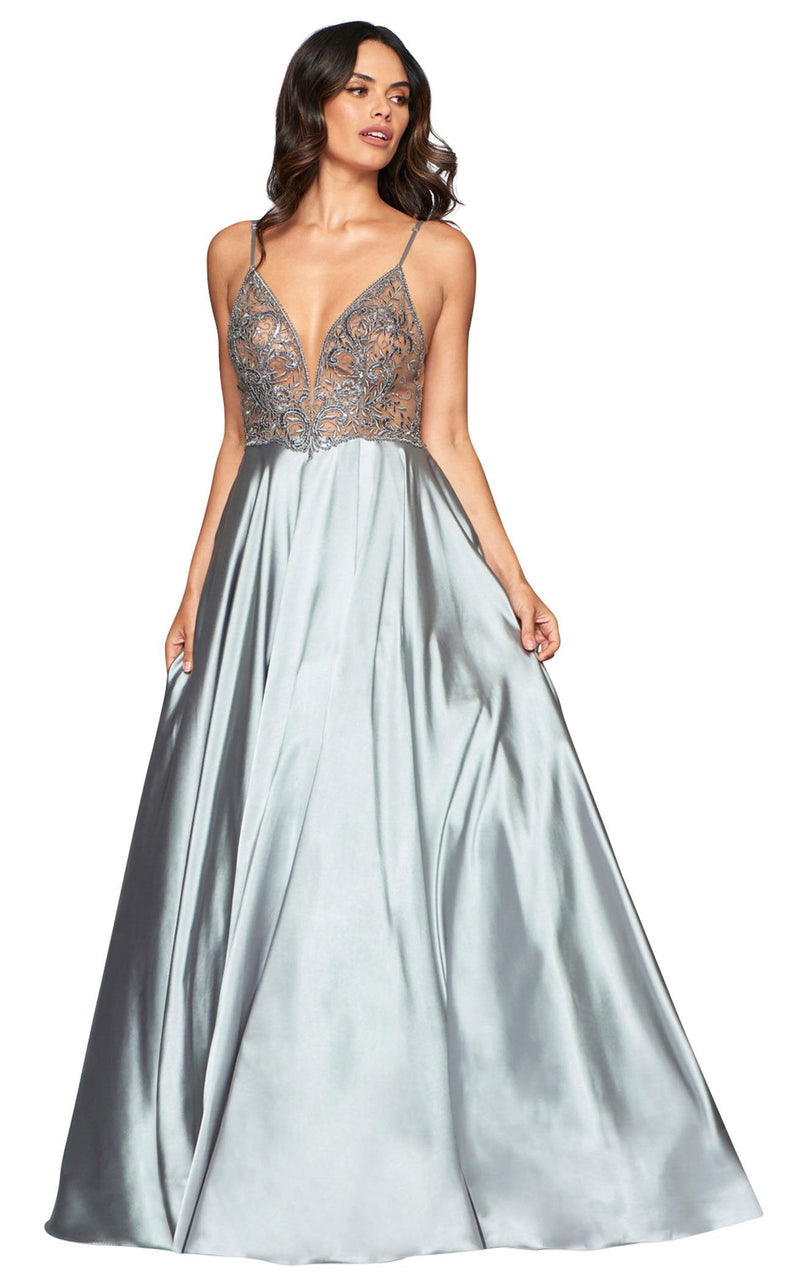 Faviana S10401 Dress Silver