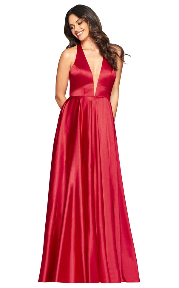 Faviana S10403 Dress Red