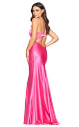 5 of 9 Faviana S10405 Dress Hot-Pink