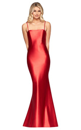 1 of 5 Faviana S10411 Dress Red