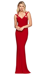 2 of 7 Faviana S10417 Dress Red