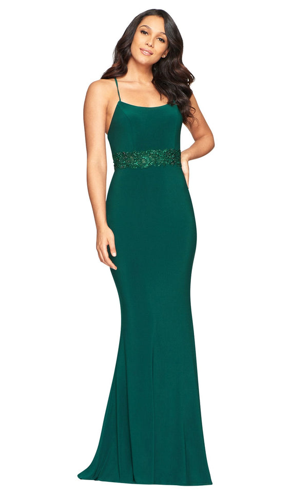 Faviana S10421 Dress Evergreen
