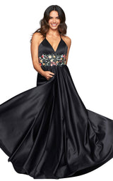 1 of 9 Faviana S10423 Dress Black