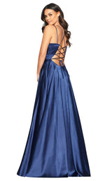 4 of 7 Faviana S10429 Dress Navy