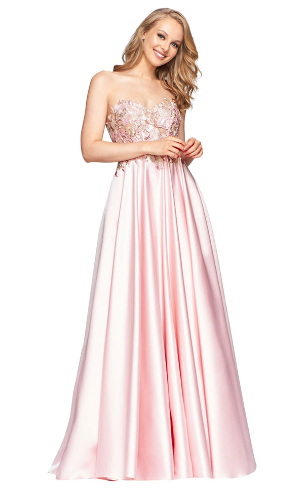 Faviana S10443 Dress Pale-Pink