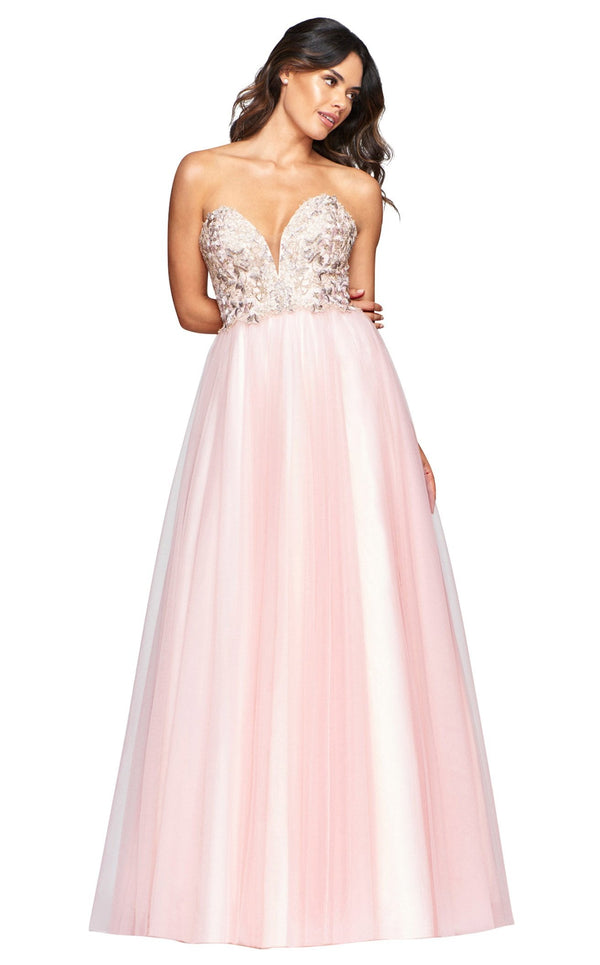 Faviana S10445 Dress Soft-Pink