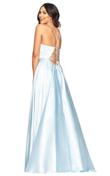 4 of 7 Faviana S10460 Dress Light-Ice-Blue