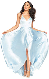 1 of 7 Faviana S10460 Dress Light-Ice-Blue