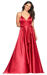 2 of 7 Faviana S10460 Dress Red