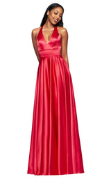 1 of 5 Faviana S10461 Dress Red