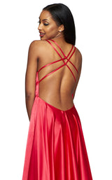 5 of 5 Faviana S10461 Dress Red