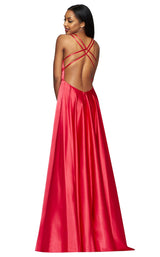 2 of 5 Faviana S10461 Dress Red