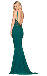 2 of 5 Faviana S10469 Dress Forest-Green