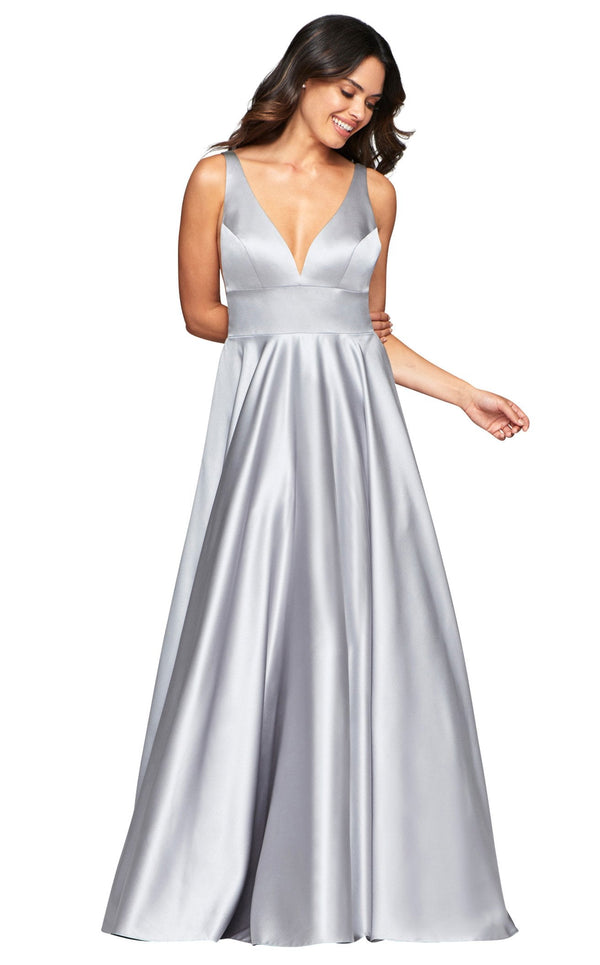 Faviana S10474 Dress Silver
