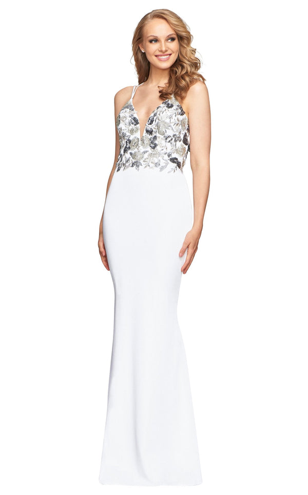 Faviana S10475 Dress Ivory