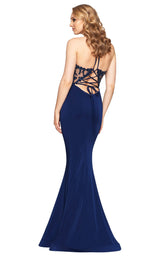4 of 7 Faviana S10476 Dress Navy