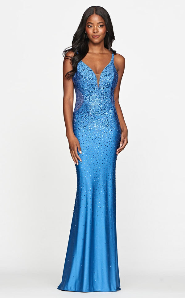 Faviana S10500 Dress Coastal-Blue