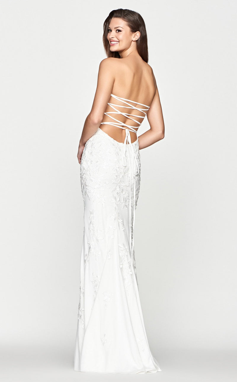 Faviana S10507 Dress Ivory