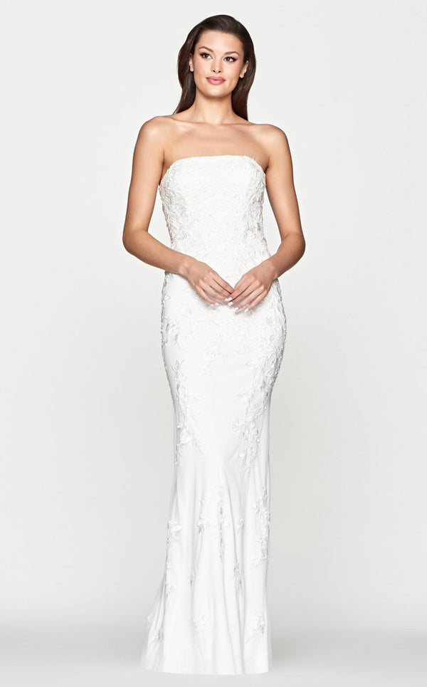 Faviana S10507 Dress Ivory