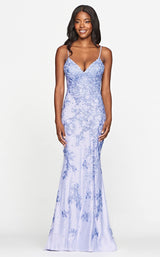 2 of 4 Faviana S10508 Dress Periwinkle