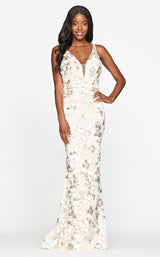 1 of 2 Faviana S10522 Dress Champagne