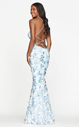 2 of 2 Faviana S10523 Dress Cloud-Blue