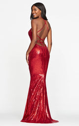 2 of 2 Faviana S10534 Dress Red