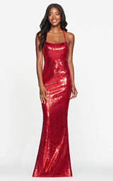 1 of 2 Faviana S10534 Dress Red