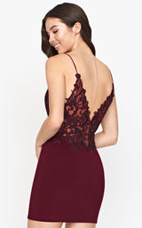 3 of 3 Faviana S10601 Dress Bordeaux