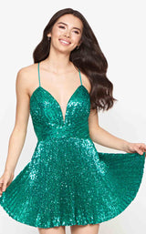 2 of 3 Faviana S10619 Dress Emerald